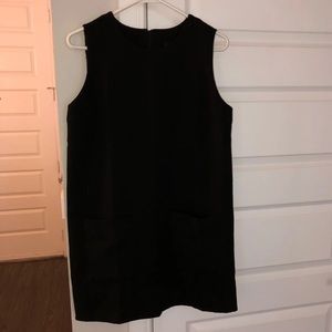 Black shift dress